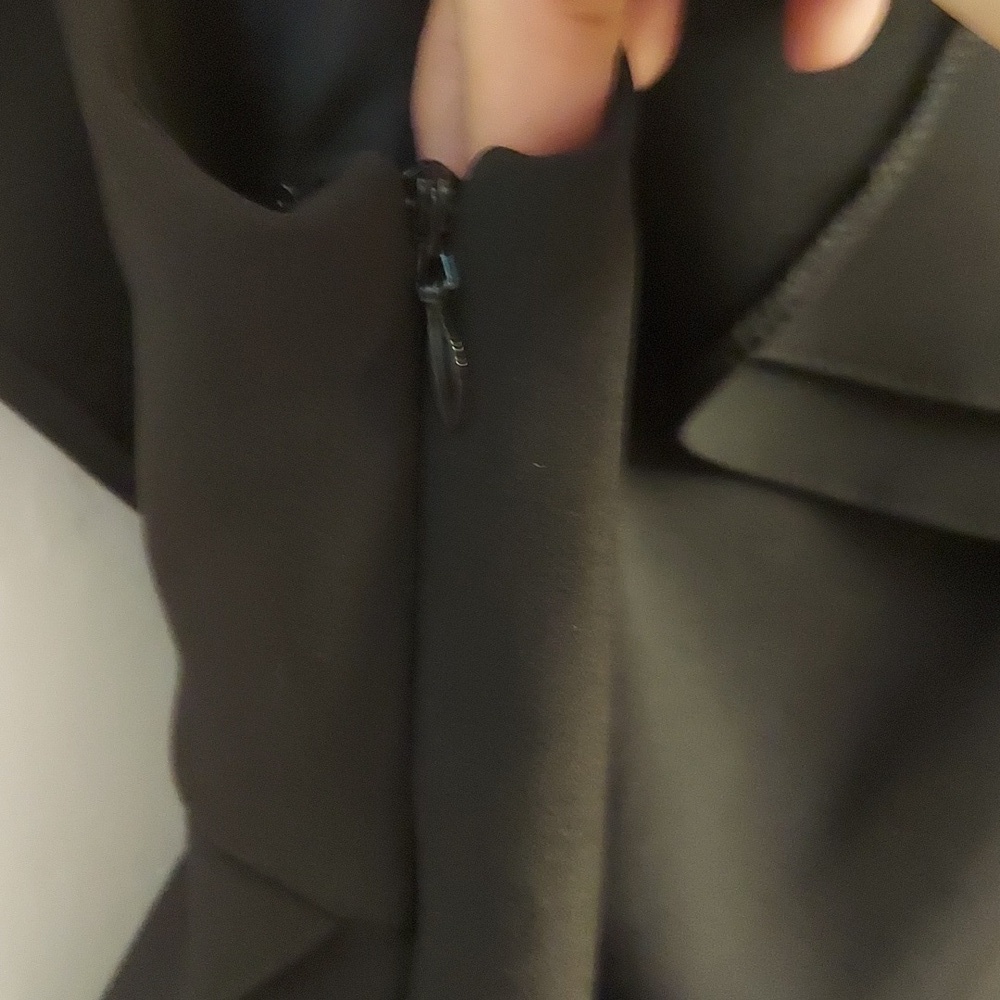 TOPSHOP 6 Black One Shoulder Ruffled Romper - Picture 9 of 15